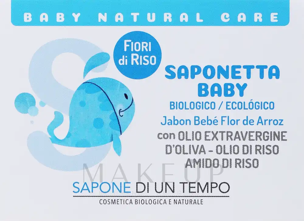 Organic Baby Soap 'Rice Flowers' - Bath and Body
