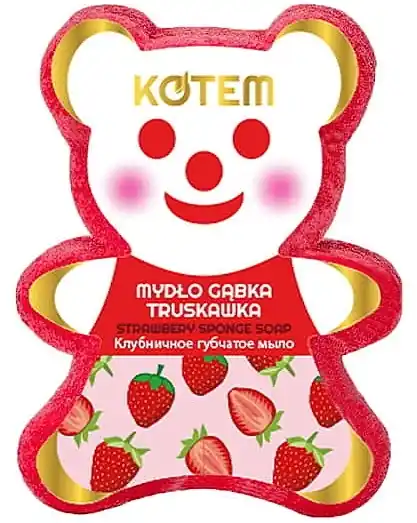 Children's Sponge Soap 'Strawberry' - Bath and Body
