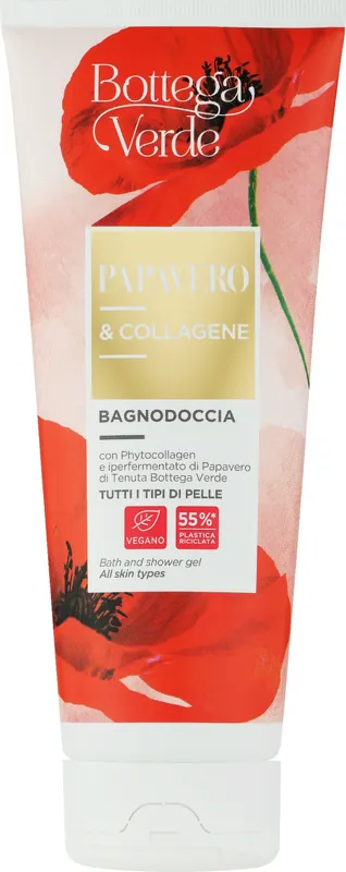 Bath & Shower Gel with Phytocollagen & Hyperfermented Poppy Extract - Bath and Body