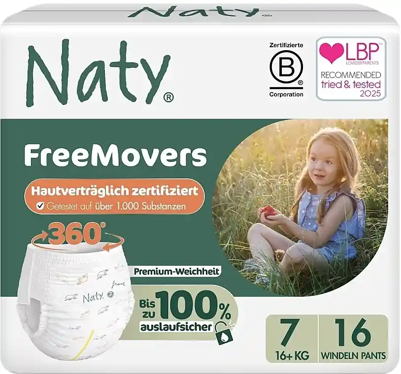 Baby Eco-Diaper Panties 7, 16+ kg, 16 pcs.