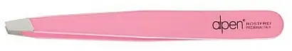 Slanted Tweezers, pink, 10 cm - Accessories