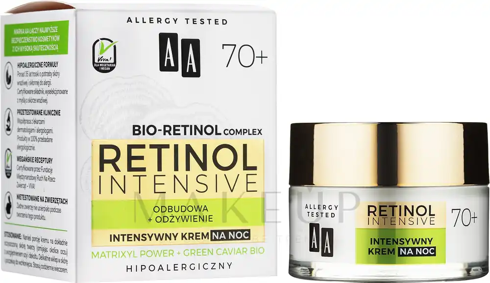 Intensive Night Face Cream 70+ - Skin Care Products