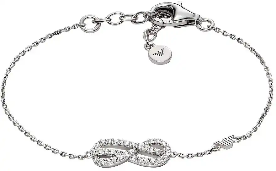 Silver Bracelet with Zircons - Costume jewelry