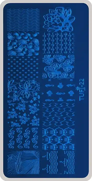 Stamping Plate, #22 - Nails