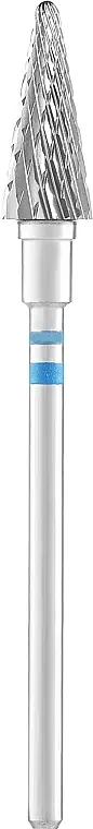 Carbide Nail Drill Bit for Left-Handed 'Cone', blue, diameter 6 mm, work part 14 mm