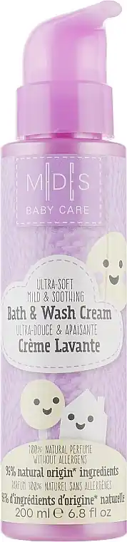 Organic Baby Bath Cream Gel - Bath and Body