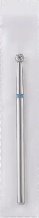 Diamond Nail File Drill Bit, ball, 2,7 mm, blue - Accessories