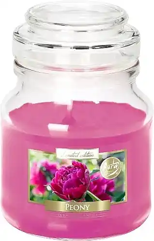 Scented Candle in Jar 'Peony' - Bath and Body