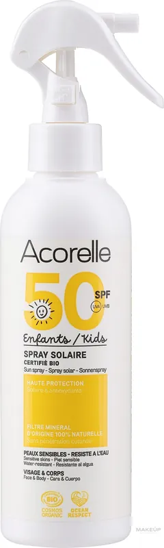 Kids Organic Sun Spray - Skin Care Products