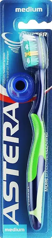 Medium Toothbrush, blue-green