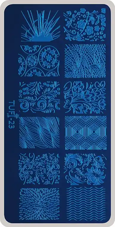 Stamping Plate, #23 - Nails