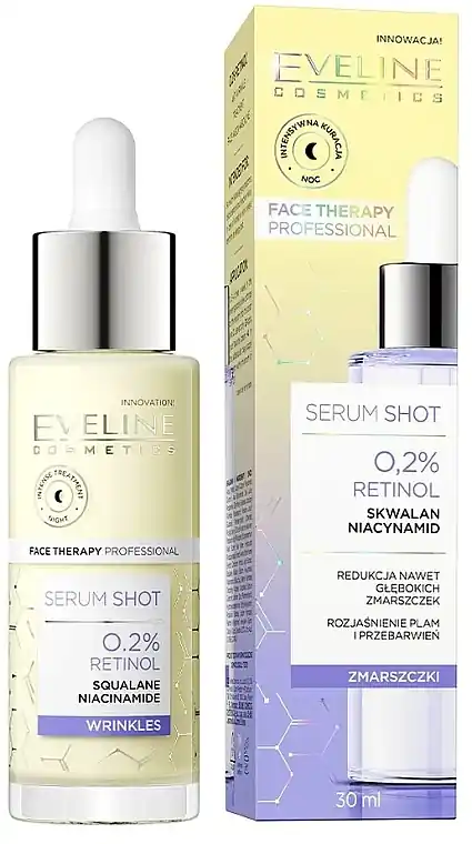 Rejuvenating Face, Neck & Decollete Serum with 0,2% Retinol - Skin Care Products