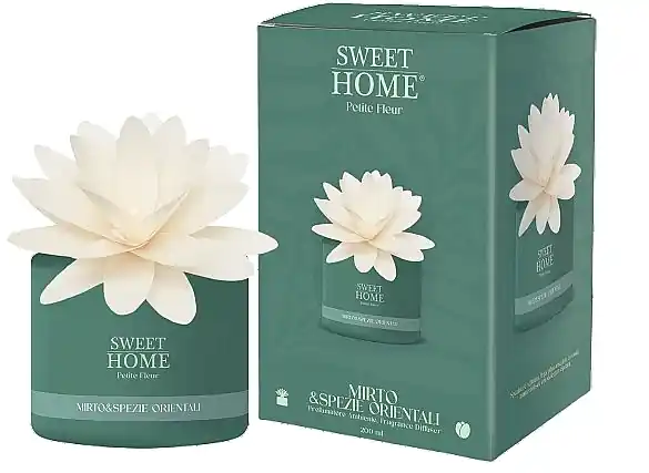 Fragrance Diffuser with Flower 'Myrtle & Oriental Spices' - Bath and Body