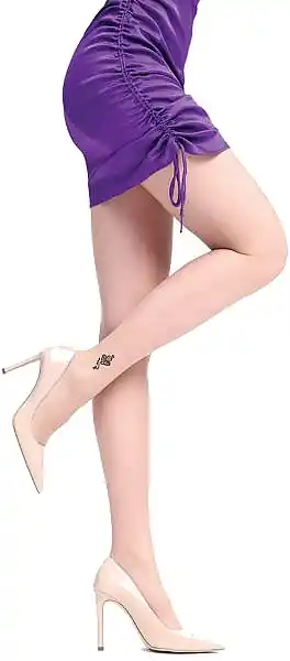 Tights 'Signale', 20 Den, naturel/nero - Clothes