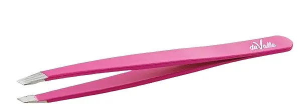 Slanted Eyebrow Tweezers, pink - Accessories