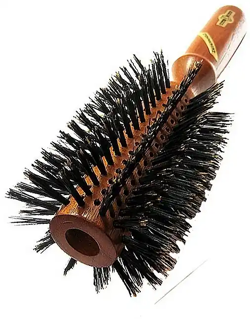 Round Cedar Hair Brush, 23.5 cm - Accessories