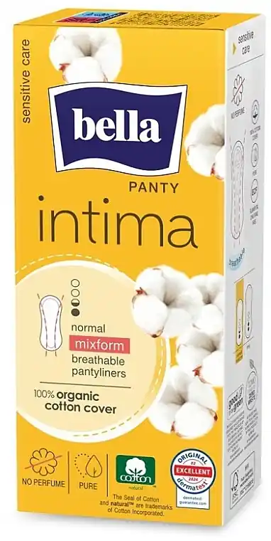 Panty Intima Mixform Sanitary Pads, 60 pcs. - Bath and Body