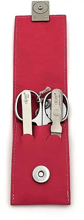 Manicure Set, 3 tools, 6810R, pink - Accessories