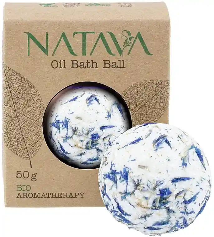 Oil Bath Ball 'Cornflower' - Bath and Body