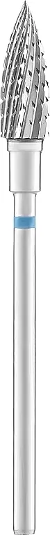 Carbide Nail Drill Bit 'Flame', blue, diameter 5 mm, work part 13.5 mm - Accessories