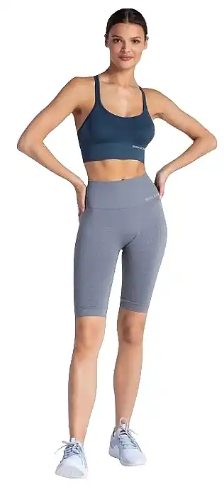 Women's cycling shorts 'Seamless Melange', grey - Gatta