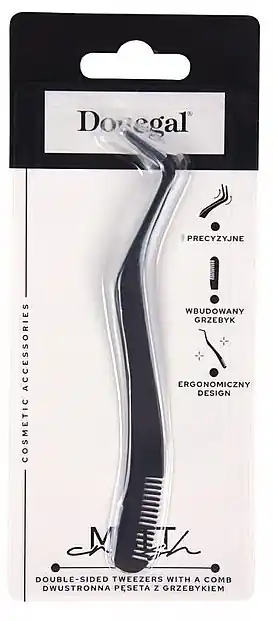 Tweezers, 4127, matte black - Accessories