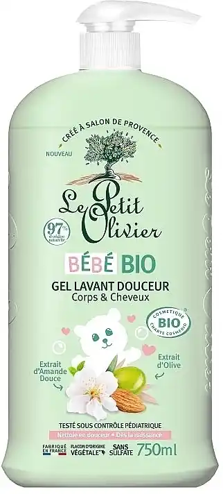 Organic Cleansing Body & Hair Gel - Bath and Body