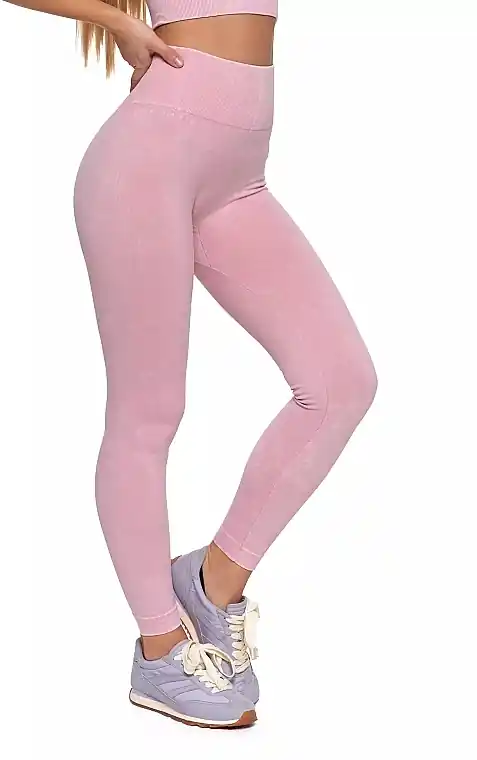 Women's Seamless High-Waisted Leggings, RDL2200-013, Pink