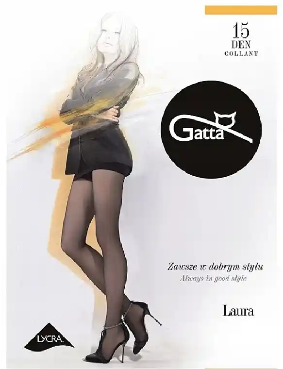 Tights "Laura" 15 Den, pearl - Clothes