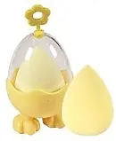 Makeup Sponge in a Case, yellow - Accessories