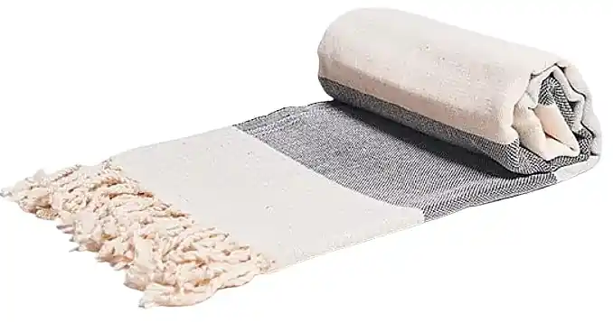 Hammam Towel, black-blue
