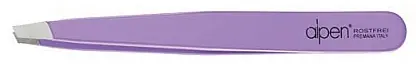 Slanted Tweezers, purple, 8456.10TU, 10 cm - Accessories
