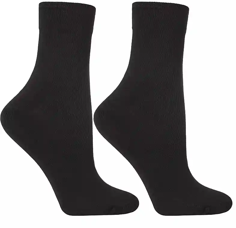 Women's Long Socks CSL200-929, Black