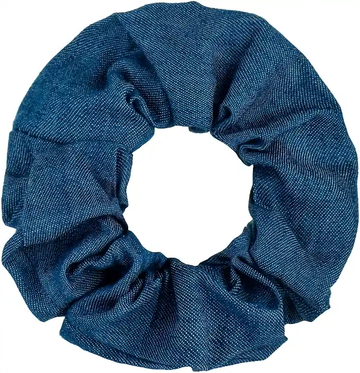Denim Classic Scrunchie, blue - Accessories