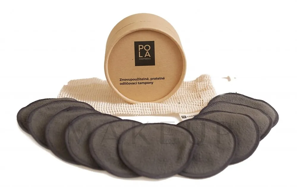 Face Cleansing Sponge Set with Carbon Fiber, 10 pcs - Accessories