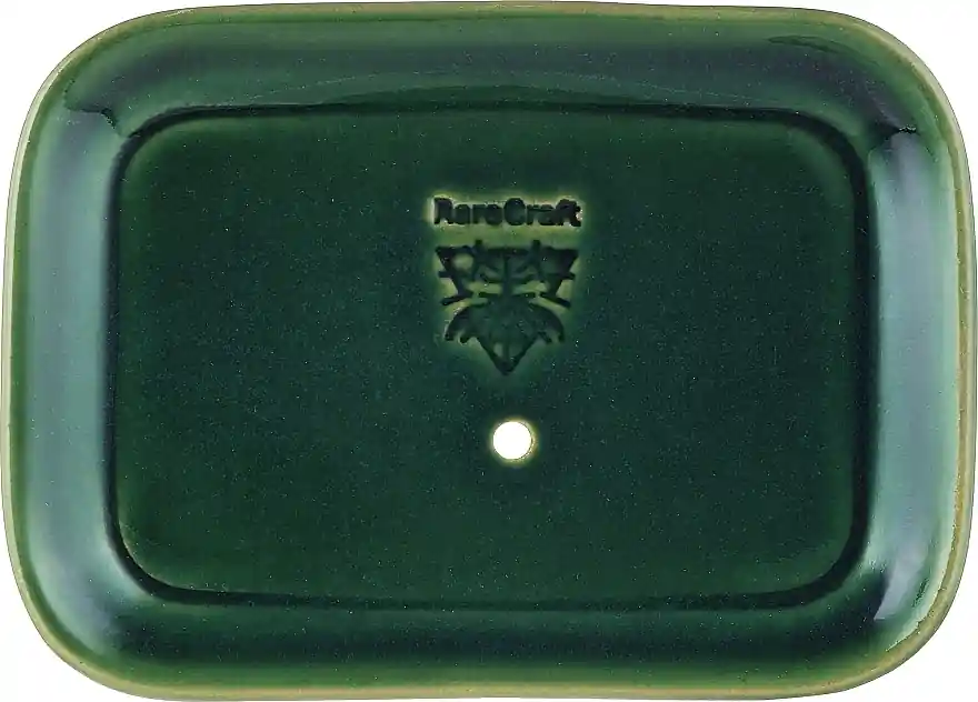 Ceramic Soap Dish, green - Accessories