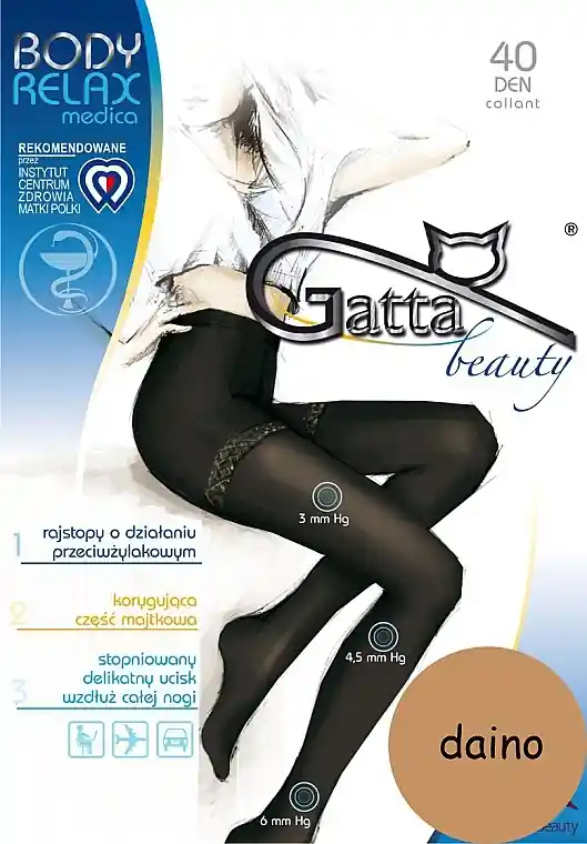 Light Compression Tights "Body Relax Medica" 40 Den, Daino - Clothes
