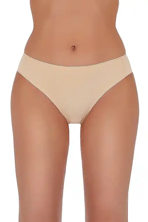Brazilian Panties, Basic Panties 002, beige - Clothes