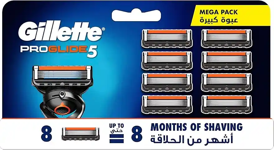 Replaceable Shaving Cassettes, 8 pcs. - Men