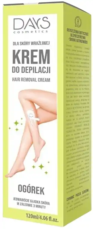 Depilatory Cream with Cucumber - Bath and Body