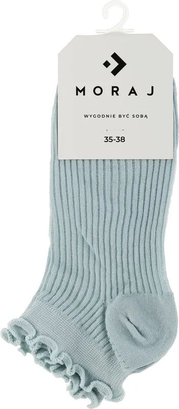 Women's cotton socks, light blue - Clothes