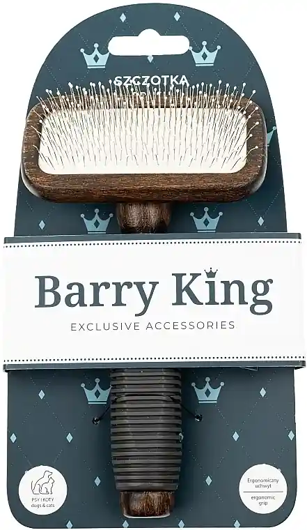 Rectangular Poodle Brush, 9.4 x 16.3 cm - BarryKing
