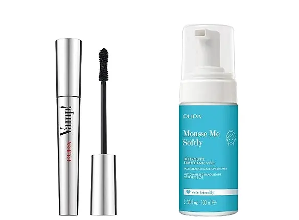 Pupa Vamp! & Mousse Me Softly (mascara/9ml+remover/100ml +bag/1pcs) - Makeup