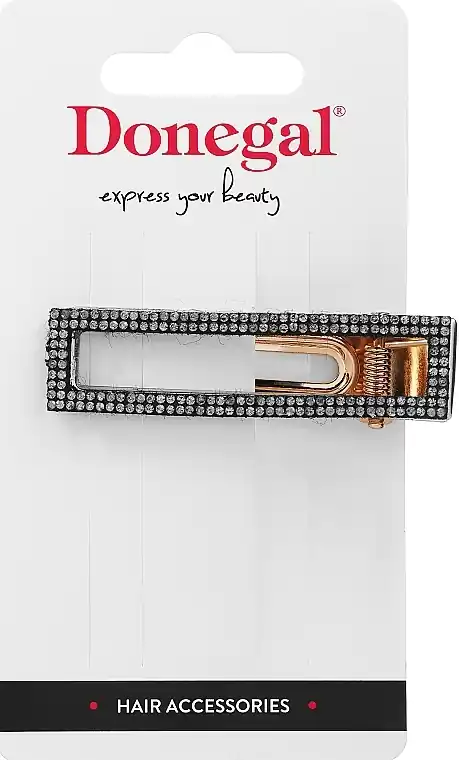 Hair Clip, FA-5713+1, black-silver