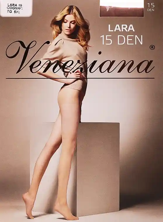 Women's Tights "Lara", 15 Den, Cognac - Clothes