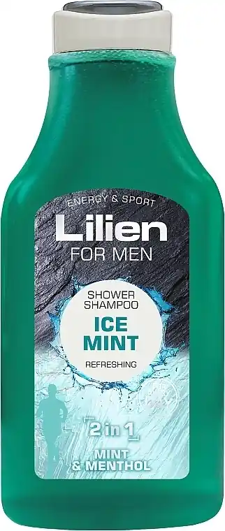 2-in-1 Ice Mint Shower Gel & Shampoo for Men