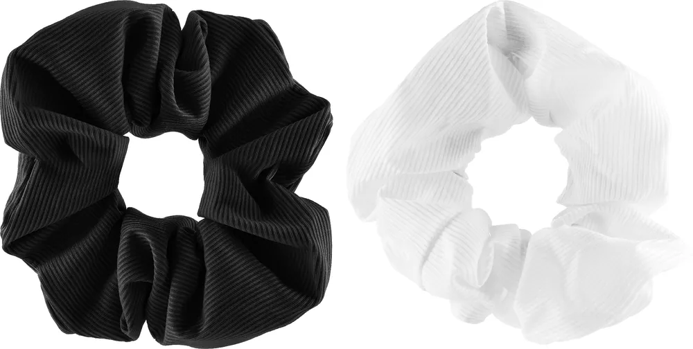 Hair Ties, 26492, 2 pcs, black and white - Accessories