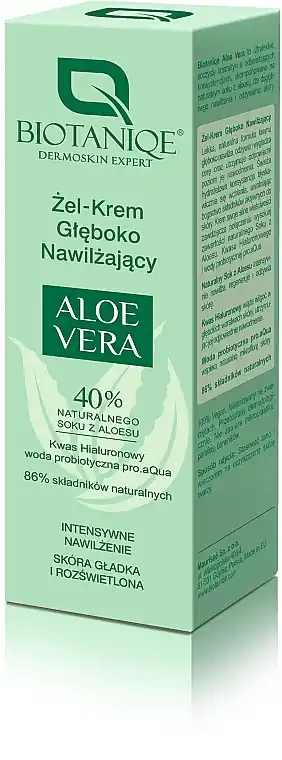 Deep Moisturizing Aloe Vera Face Gel Cream - Skin Care Products