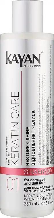 Keratin Shampoo for Damaged and Dull Hair