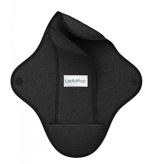 Reusable Sanitary Pad, L size, black - Bath and Body